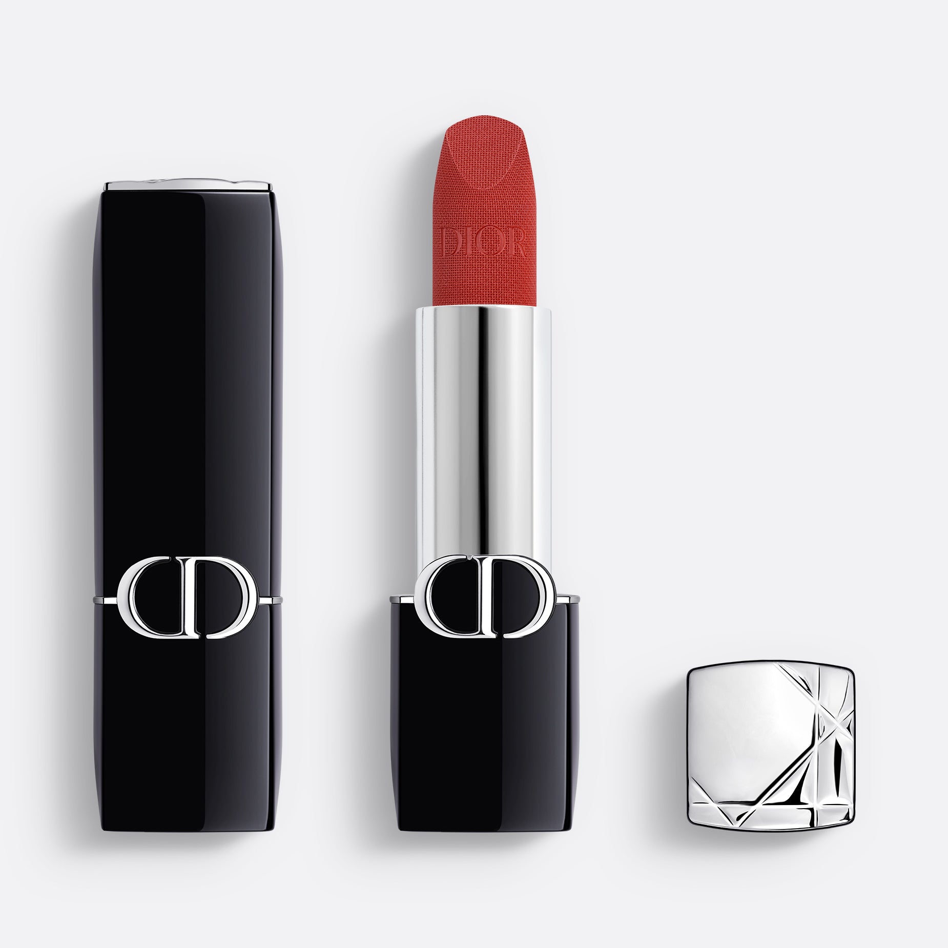 ROUGE DIOR ~ Couture Color Lipstick - Velvet and Satin Finishes - Hydrating Floral Lip Care - Long Wear