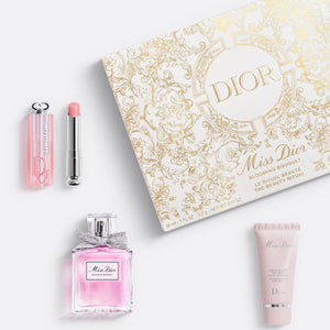 MISS DIOR BLOOMING BOUQUET - THE BEAUTY RITUAL - LIMITED EDITION ~ Dior Set - Miss Dior Blooming Bouquet, Dior Addict Lip Glow Lip Balm, Miss Dior Hand Cream