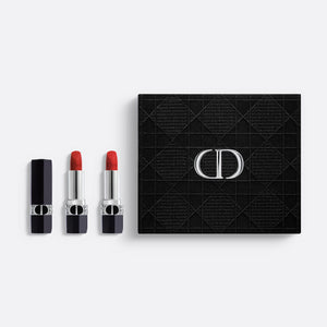 THE ROUGE DIOR SET ~ Set of 2 Lipsticks - Couture Color and Floral Lip Care