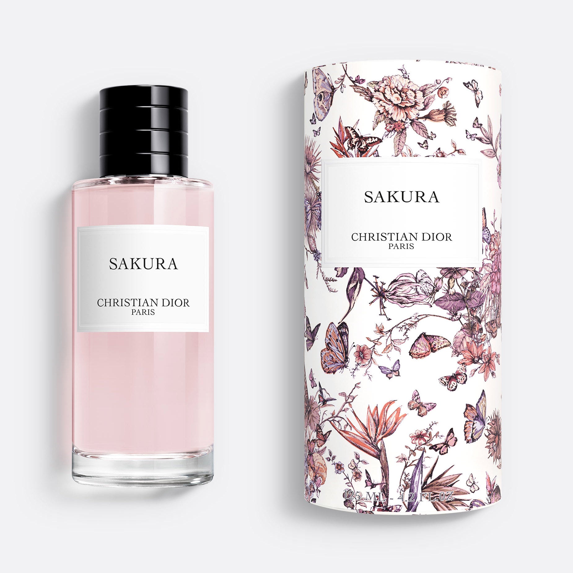 SAKURA – LIMITED EDITION ~ Unisex Eau de Parfum – Floral and Musky Notes – Case with Botanical Motif