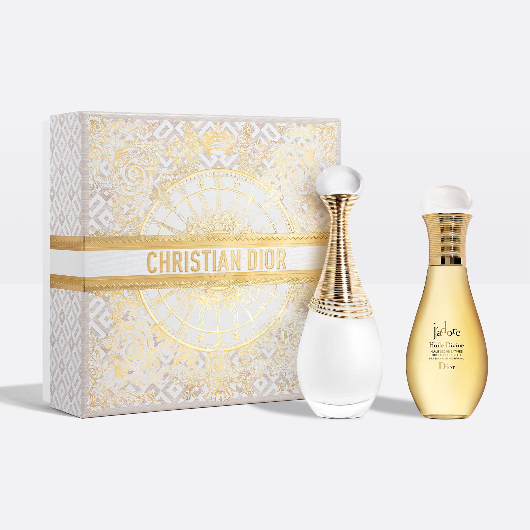 J’ADORE PARFUM D’EAU SET - LIMITED EDITION ~ Alcohol-Free Eau de Parfum and Dry Oil